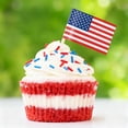 thumbnail image 4 of 100Pcs Food Bar Cake Flags Celebration Toppers Picks Toothpicks Flags For Party Decorations Supplies Graduation Table Decorations Party Decorations for Graduation Rose 13 Cake Topper Job Cake Topper, 4 of 9