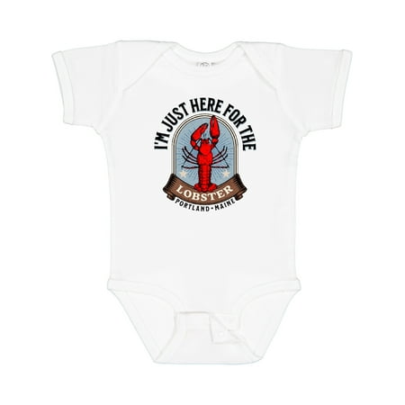 

Inktastic Portland Maine Funny Lobster Lover Gift Baby Boy or Baby Girl Bodysuit