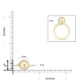 thumbnail image 4 of ANGARA Solitaire Golden South Sea Cultured Pearl Bypass Ring in 14K Yellow Gold for Women | June Birthstone, Birthday, Anniversary, Jewelry Gift for Women | Pearl Ring, 4 of 8