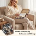 thumbnail image 2 of TSOVTHRID Deer Elk American Flag Print Bible Carrying Case for Women Men, Bible Cover with Portable Handle, Lightweight Quilted Church Bag for Girls Bibles Study Supplies, 2 of 7