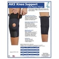 thumbnail image 3 of MedSpec AKS™ Knee Support with Plastic Hinges, X-Large / Neoprene, 3 of 4