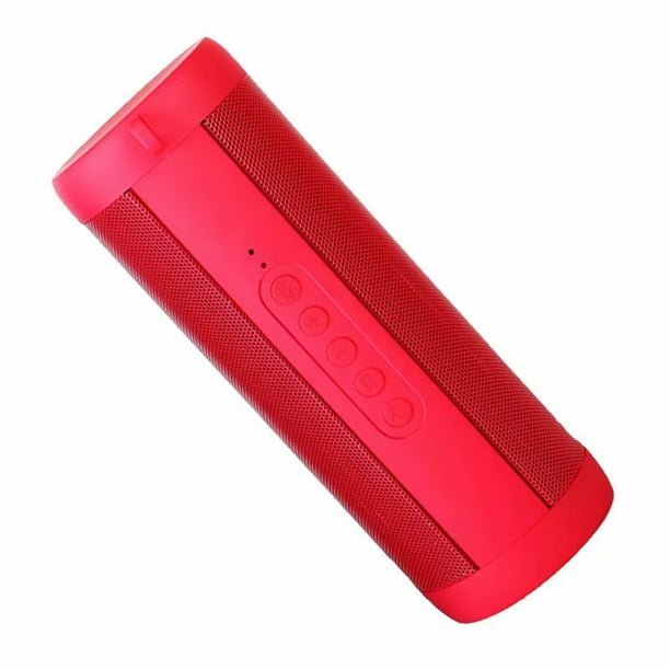 VicTsing HD Son et Basse Portable V4.0 Haut-Parleur Bluetooth Sans Fil avec LED Lumière Imperméable à l'Eau Extérieure Escalade Musique Haut-Parleur Rouge