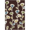 thumbnail image 1 of Hand-Tufted Designer Rug 5'x7'6 Brown/White/Blue/Green, 1 of 2