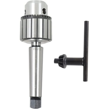 findmall 1/8" - 5/8" Drill Chuck, MT3-JT33 Super Heavy Duty Drill Press Chuck with Chuck Chuck Key