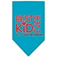 thumbnail image 6 of Pet and Dog Bandana Screen Printed, "Best Kid Ever, Just Ask My Mom", 6 of 9