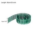 thumbnail image 2 of Uxcell Miniature Garden Fence 35 Inch Long DIY Picket Fence Mini Ornament Dark Green, 2 of 6