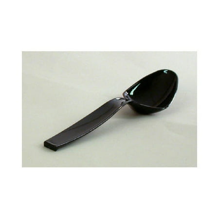 WNA Comet 9'' Plastic Spoons in Black