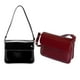 thumbnail image 5 of Qarigey Bolso cuadrado pequeño con solapa versátil para mujer, bolso de hombro elegante y práctico, bolso de hombro de charol Retro Bolsas de mensajero y de hombro Rojo, 5 of 6