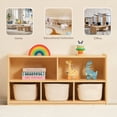 thumbnail image 4 of MEEYOO 5-Compartment Storage Cabinet 44.6L", Kids Bookcase and Toy Organizers, Ideal Montessori Book Shelf for Kids Rooms, Playroom, Nursery, Classroom, Kindergarten, 4 of 8