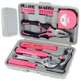 thumbnail image 1 of HLONK 18/19/20Pcs Household Tool Set Portable Household Basic Hand Tool Set Multi-functional Home Tool Kit with Pliers Hammers Wrench and Screwdrivers for DIY Building Home Maintenance, 1 of 10