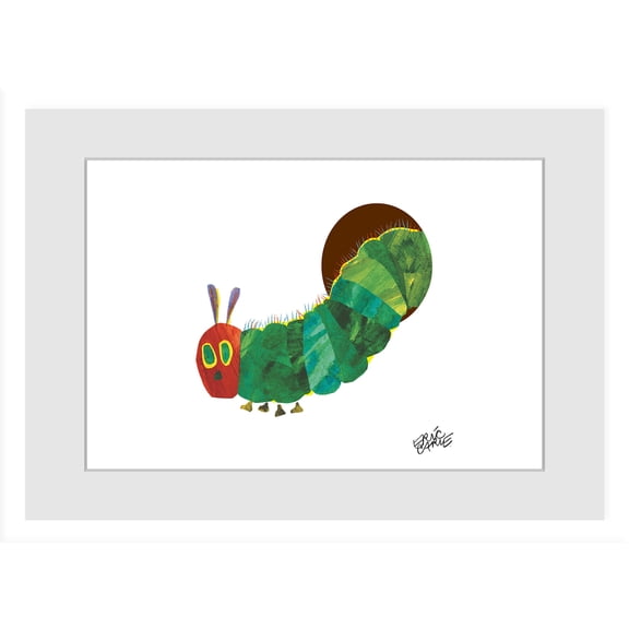 Eric Carle Caterpillar Hiding Framed Art Print
