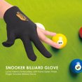 thumbnail image 3 of Bsvklp Guante Billar Snooker Con Tres Dedos Abiertos para Mano Izquierda Con Bordado Telas Licra, 3 of 5