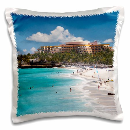 Cuba, Matanzas Province, Varadero, Varadero Beach - CA11 WBI0921 - Walter Bibikow 16x16 inch Pillow Case pc-134662-1