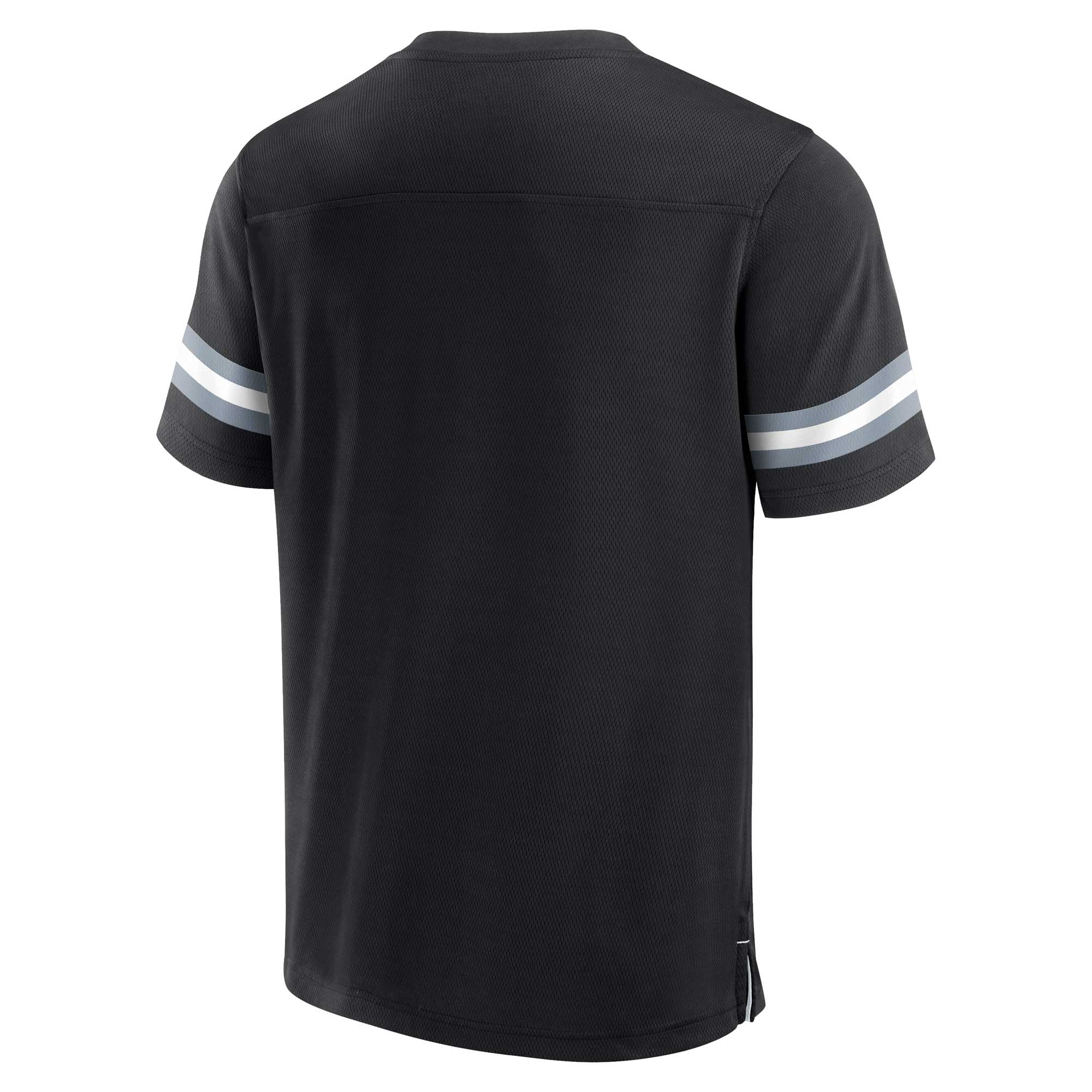 Men's Black Las Vegas Raiders Jersey Tackle V-Neck T-Shirt