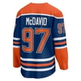thumbnail image 3 of Men's Fanatics Connor McDavid Royal Edmonton Oilers Home Breakaway Jersey, 3 of 3