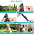 thumbnail image 6 of Moclever 2 in 1 Wireless Electric Dog Fence Waterproof Pet Shock Boundary Containment System 20-850ft Electric Training Collar for Small Medium Large Dogs, 1 Transmitter 1 Receiver Collar, Gold, 6 of 14