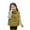 Yellow, variant on UQJfacai Girls Puffer Vest Kids Zip Up Padded Gilet Sleeveless Stand Collar Winter Warm Quilted Jackets Fashion Outerwear 4-14 Years