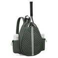thumbnail image 1 of relayinert Durable Badminton Bag For Long-lasting Performance Adjustable ABS Tennis Racket Bag Tennis Bag green, 1 of 6