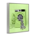 thumbnail image 2 of Stupell Industries Eclectic Disco Laundry Machine over Lime Gray Framed Giclee Art, 11 x 14, by LISH Creative, 2 of 8