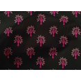 thumbnail image 4 of oneOone Cotton Poplin Fabric Floral & Flying Swan Block Print Fabric BTY 42 Inch Wide, 4 of 4