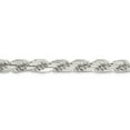 thumbnail image 3 of 925 Sterling Silver 10.25mm Diamond-cut Rope Chain 26 Inch, 3 of 7