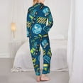thumbnail image 5 of Bingfone Womens Pajama Sets Machinery Road Construction Print,Long Sleeve Loungewear Pajamas Set-X-Large, 5 of 9
