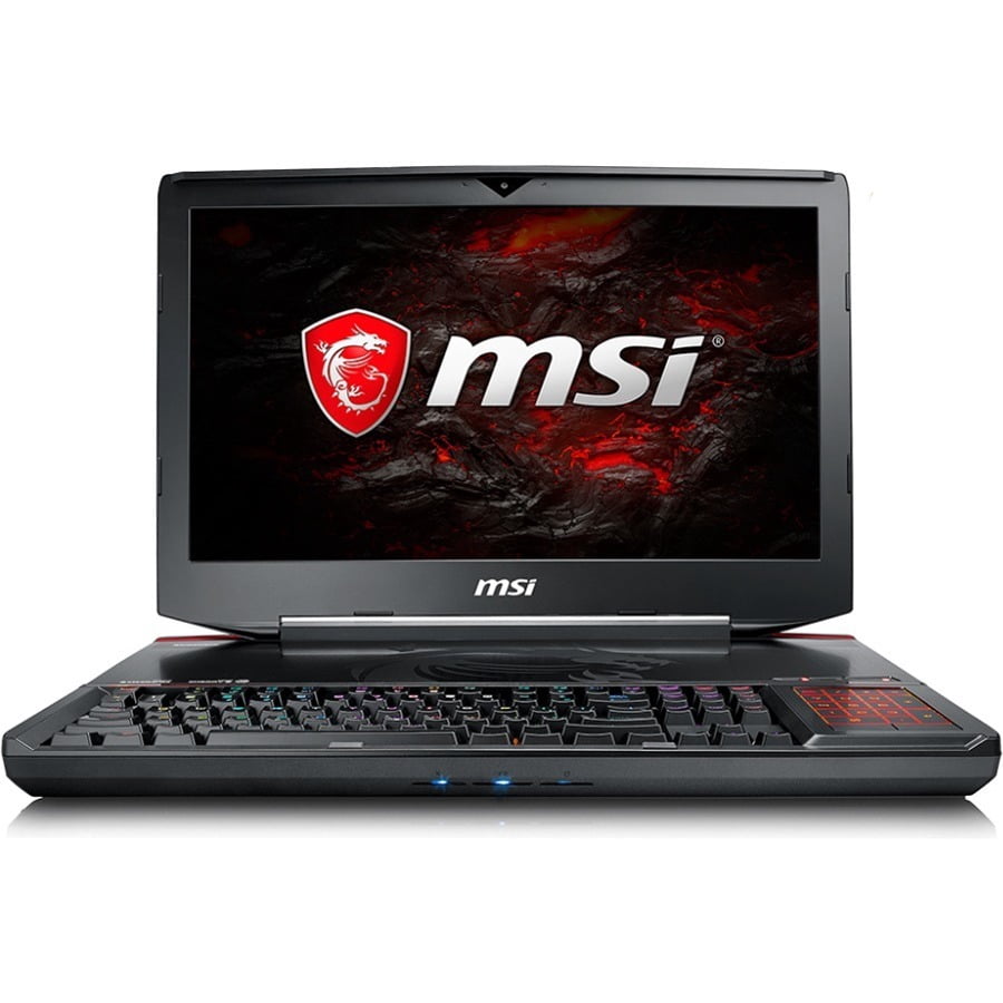 Msi 18 4 Full Hd Gaming Laptop Intel Core I7 I7 79hq 16gb Ram Nvidia Geforce Gtx 1080 Sli 8 Gb 1tb Hd Blu Ray Writer Windows 10 Aluminum Black Gtvr Titan Sli 252 Walmart Com