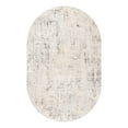 thumbnail image 3 of Unique Loom Caspian Collection Area Rug - Baku (5' 3" x 7' 10" Oval Gray/Silver), 3 of 12