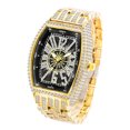 thumbnail image 4 of Reloj de moda con personalidad digital, barril de vino, esfera grande con diamantes completos, reloj para hombre, 4 of 6