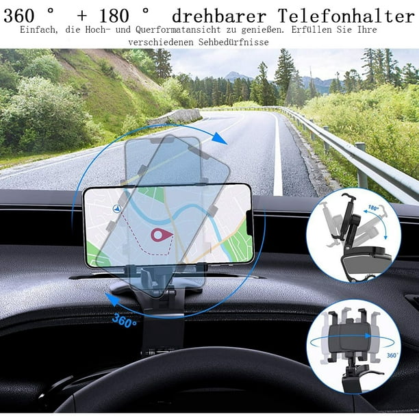 Car Cell Phone Holder, Cell Phone Car Holder, 360 Degree Rotatable