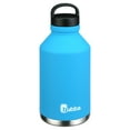 thumbnail image 4 of bubba Growler Stainless Steel Water Bottle Wide Mouth Rubberized Blue Tutti Fruity, 64 fl oz., 4 of 4