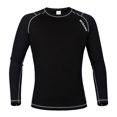 thumbnail image 2 of Jersey de Ciclismo de Manga Larga Ropa Interior de Deportes Al Aire Libre Jersey de Bicicleta Negro Blanco S Soledad Jersey de manga larga, 2 of 9