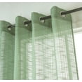 thumbnail image 5 of Ton‘y's Collection 4 Panels Fancy Slub Bamboo Solid Color Sheer Window Curtains Elegant Window Voile Panels/Drapes/Treatment for Bedroom Living Room, 5 of 5
