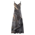 thumbnail image 5 of Fankiway Robe d'Été Décontractée Sans Manches à Imprimé Col en V pour Femmes, Robe de Plage Grande Taille pour Femmes, 5 of 5