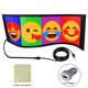 thumbnail image 3 of Muestra de pantalla LED que hace publicidad del tablero de anuncios de mensajes en movimiento plegable RGB, 3 of 8