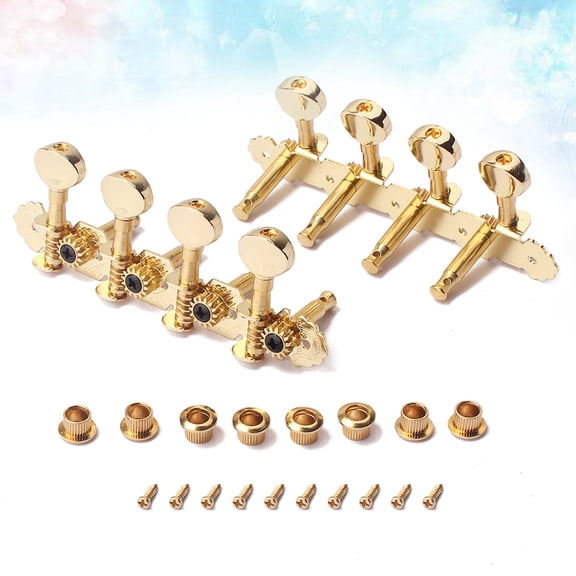 Raindrops 1Set Professional Design Mandolin Tuner Pegs Gear for 8 Strings Guitar String Fixing 4.6 x 1.5 x 1.6in