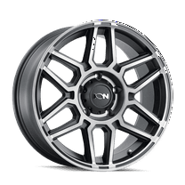 ION 146 20X9 6X139.7 18ET 106CB MATTE BLACK W/MACHINED DART TINT