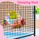 thumbnail image 5 of Nido para pájaros, cama de cría para cotorras, nido para acurrucarse con periquitos, cama para agapornis, cama columpio para pájaros para cotorras, agapornis, canarios, pinzones, pájaros, 5 of 7