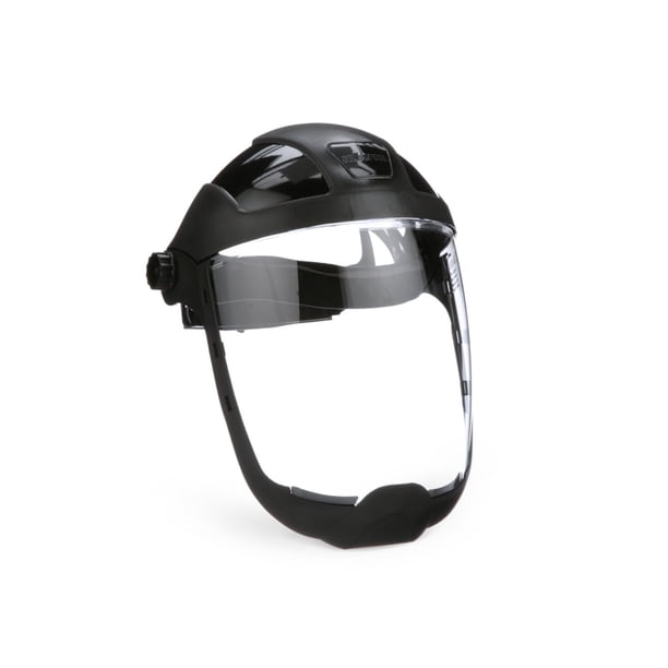 Sellstrom Protector Facial Máscara De Seguridad Policarbonato Transparente Ventana Antivaho Bloqueo De Rayos Uv Casco Ligero Con Suspensión De Trinquete Ansi Z87.1 Unisex S32210