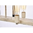 thumbnail image 3 of Elegant Lighting Worthington 6 light Ivory Wash & Steel Grey Chandelier, 3 of 6