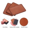 thumbnail image 4 of Uxcell 3" x 2" PU Leather Hat Patches, 30 Pcs Rectangle, Dark Brown,Brown,Retro Brown, 4 of 5