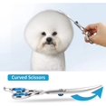 thumbnail image 3 of Tijeras de peluquería canina, 5 uds., recortadora profesional de bordes de acero inoxidable con peine de bolsillo, gatos y mascotas para el cuerpo brillar Electrónica, 3 of 5