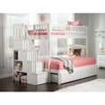 thumbnail image 2 of AFI Westbrook Staircase Bunk Twin over Full with 2 Urban Bed Drawers, White, 2 of 10