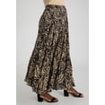 thumbnail image 3 of Jessica London Women's Plus Size Petite Flowing Crinkled Maxi Skirt, 3 of 5