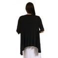 thumbnail image 3 of 24seven Comfort Apparel Elbow Length Sleeve Maternity Open Cardigan, 3 of 3