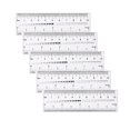 thumbnail image 1 of reglas para medir uñas, reglas flexibles para decoración de uñas, reglas transparentes para manicura, 1 of 5