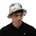 thumbnail image 6 of Kdxio Reflective Bucket Hat - Vintage Palm Trees Print Bucket Hat for Men,Women, 6 of 9