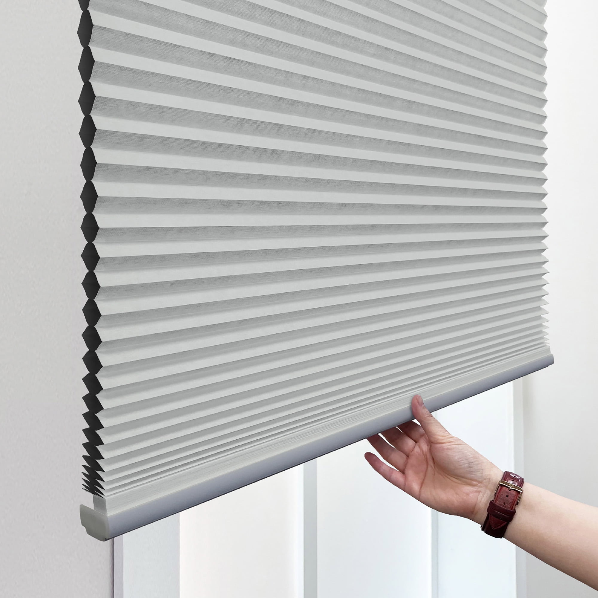 Regal Living Gray Cloud Blackout Cordless Cellular Shade 46.5" W x 72" L