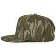 thumbnail image 7 of Mossy Oak Original Bottomland Camo Hat – High Profile Flat Bill Snapback, Structured Hunting Cap, One Size, 7 of 7