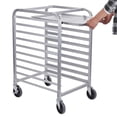 thumbnail image 1 of Zocalo Rack Espiguero Panadero Aluminio Para 10 Charolas Con Ruedas, 1 of 7